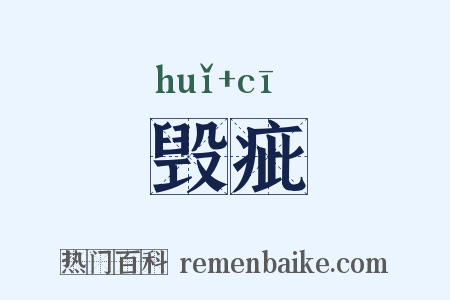 毁疵是什么意思的图片